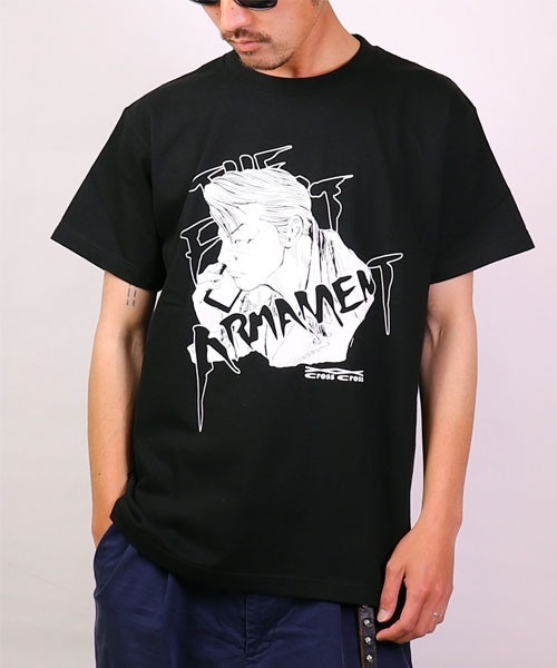 COLLARS(カラーズ)の「【CROWS&WORST】村田十三CrossCrossTシャツ(Tシャツ/カットソー・メンズ・ブラック/ホワイト・M/L/XL/XXL)」の8枚目の写真