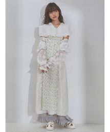 merry jenny | flower × check キャミワンピース(ワンピース)