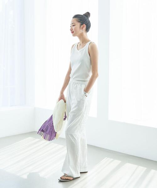 coen(コーエン)の「Vネックメッシュカーディガン(カーディガン/ボレロ・レディース・ブラック/ホワイト/モカ・M/L)」の20枚目の写真