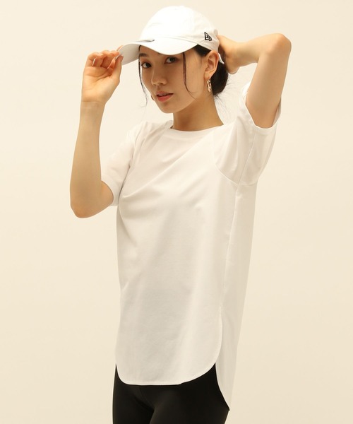 HEREIAM（ヘレイアム）の「【HEREIAM】吸水速乾／シティアスレ半袖（Tシャツ/カットソー・レディース・ホワイト/ライトグレー/ブラック・MEDIUM/SMALL）」の4枚目の写真