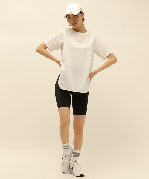 HEREIAM（ヘレイアム）の「【HEREIAM】吸水速乾／シティアスレ半袖（Tシャツ/カットソー・レディース・ホワイト/ライトグレー/ブラック・MEDIUM/SMALL）」の5枚目の写真