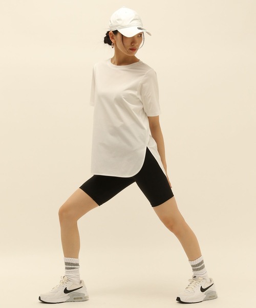 HEREIAM（ヘレイアム）の「【HEREIAM】吸水速乾／シティアスレ半袖（Tシャツ/カットソー・レディース・ホワイト/ライトグレー/ブラック・MEDIUM/SMALL）」の6枚目の写真