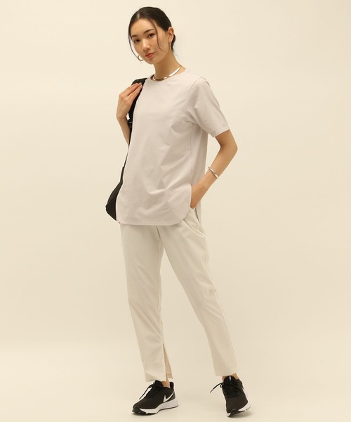HEREIAM（ヘレイアム）の「【HEREIAM】吸水速乾／シティアスレ半袖（Tシャツ/カットソー・レディース・ホワイト/ライトグレー/ブラック・MEDIUM/SMALL）」の8枚目の写真