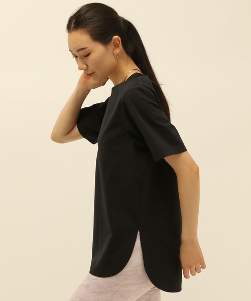 HEREIAM（ヘレイアム）の「【HEREIAM】吸水速乾／シティアスレ半袖（Tシャツ/カットソー・レディース・ホワイト/ライトグレー/ブラック・MEDIUM/SMALL）」の9枚目の写真