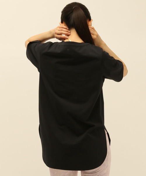 HEREIAM（ヘレイアム）の「【HEREIAM】吸水速乾／シティアスレ半袖（Tシャツ/カットソー・レディース・ホワイト/ライトグレー/ブラック・MEDIUM/SMALL）」の10枚目の写真