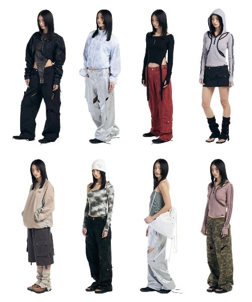 SETUPEXE（セットアップイーエックスイー）の「【SETUP‐EXE / セットアップエグゼ】Wrinkle leather star stud Gym sack / フェイクレザー ナップサック（バックパック/リュック・レディース・オフホワイト/ブラック・ONE SIZE）」の18枚目の写真