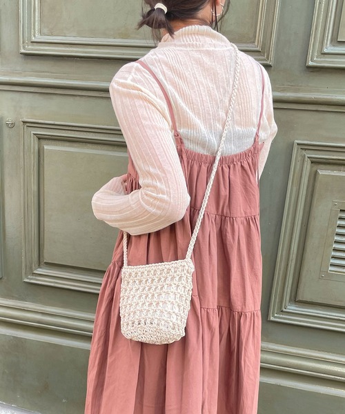 EFOLE(エフォル)の「Macrame mini shoulder bag / マクラメ ミニ ショルダー バッグ(ショルダーバッグ・レディース・オフホワイト・FREE)」の10枚目の写真