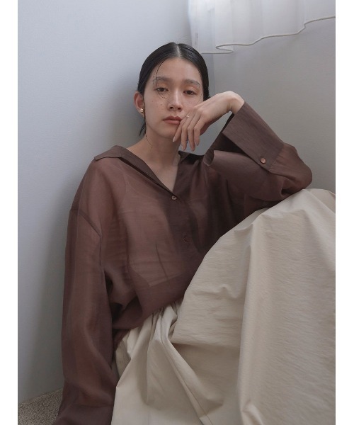 Stylevoice for xxx（スタイルヴォイスフォー）の「シアーロングシャツ