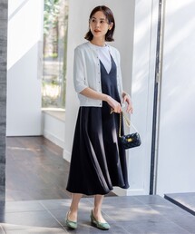 【WEB限定・シワになりにくい】ジェシーツイル ジャンパースカート