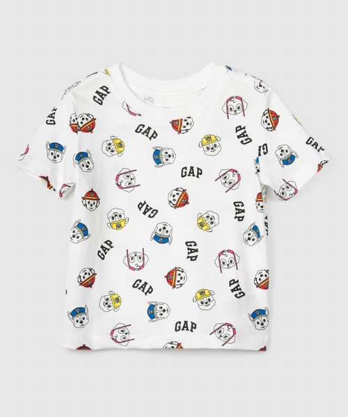 GAP（ギャップ）の「パウ・パトロール グラフィックTシャツ (幼児・ユニセックス)PAW PATROL（Tシャツ/カットソー・キッズ・ホワイト/ホワイト系その他/ブルー・12-18M/18-24M/2 YRS/3 YRS/4 YRS/5 YRS）」の2枚目の写真