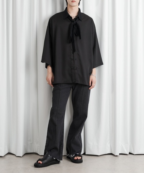 ADOREストレッチシャツ 【公式通販】 【ADORE】プレーンストレッチ