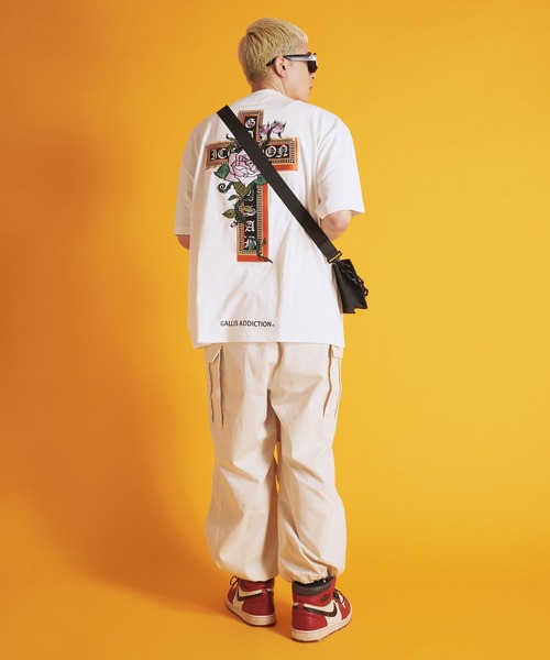GALLIS ADDICTION(ガリスアディクション)の「GA BIG刺繍 TEE(Tシャツ/カットソー・メンズ・ブラック/ホワイト/ブラウン・M/L)」の21枚目の写真