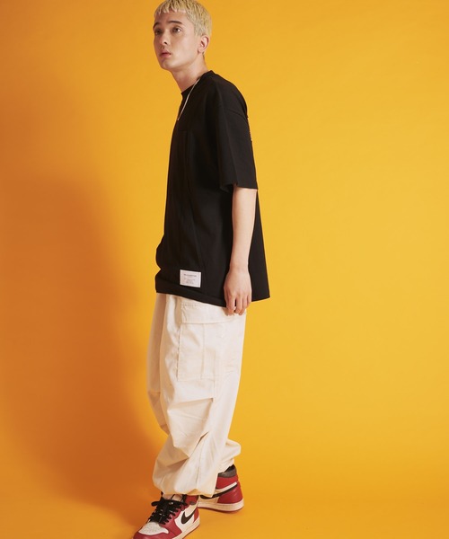 GALLIS ADDICTION(ガリスアディクション)の「GA BIG刺繍 TEE(Tシャツ/カットソー・メンズ・ブラック/ホワイト/ブラウン・M/L)」の7枚目の写真