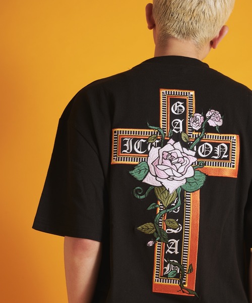 GALLIS ADDICTION(ガリスアディクション)の「GA BIG刺繍 TEE(Tシャツ/カットソー・メンズ・ブラック/ホワイト/ブラウン・M/L)」の16枚目の写真
