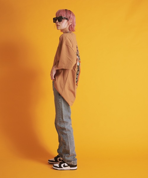GALLIS ADDICTION(ガリスアディクション)の「GA BIG刺繍 TEE(Tシャツ/カットソー・メンズ・ブラック/ホワイト/ブラウン・M/L)」の10枚目の写真