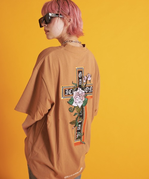 GALLIS ADDICTION(ガリスアディクション)の「GA BIG刺繍 TEE(Tシャツ/カットソー・メンズ・ブラック/ホワイト/ブラウン・M/L)」の18枚目の写真