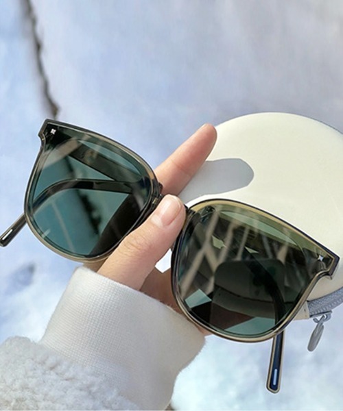 Futier land（フューティアランド）の「コンパクトサングラス（サングラス・レディース・ブラウン/グリーン/ブラック/ブルー・FREE）」の4枚目の写真