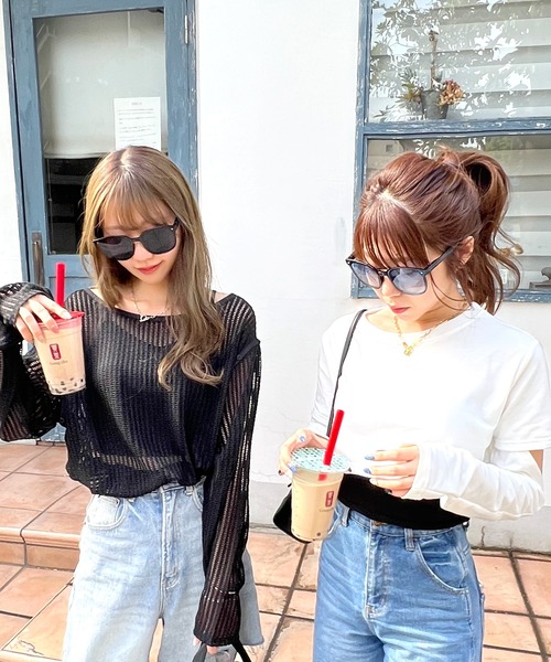 Futier land（フューティアランド）の「コンパクトサングラス（サングラス・レディース・ブラウン/グリーン/ブラック/ブルー・FREE）」の20枚目の写真