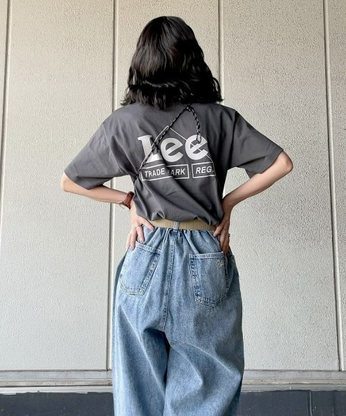Lee（リー）の「【Lee】デカロゴリンガーＴ（Tシャツ/カットソー・メンズ・ダークグレー・L/XL/M）」の11枚目の写真