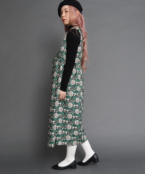 peu pres（プープレ）の「木の実プリントワンピース（ワンピース・レディース・グリーン/ブラウン・FREE）」の8枚目の写真