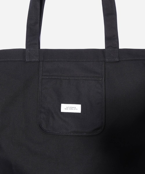 Saturdays NYC（サタデーズ ニューヨークシティ ）の「Miller Standard Tote（トートバッグ・メンズ・ブラック/オフホワイト・FREE）」の3枚目の写真