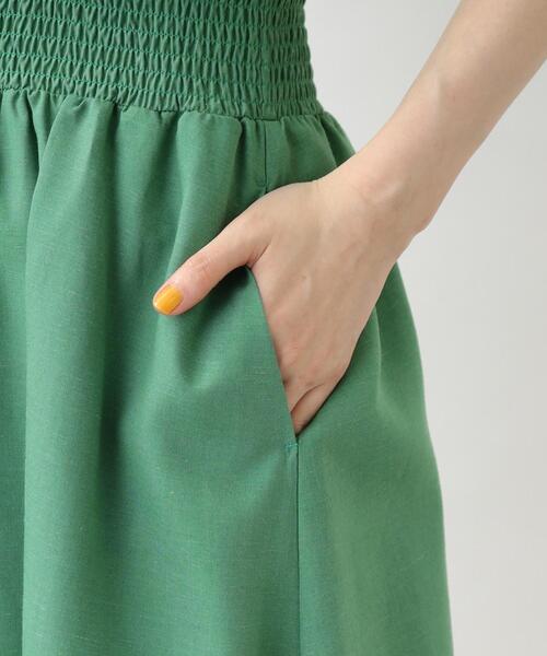 grove(グローブ)の「◆バックボタンフレンチスリーブワンピース(ワンピース・レディース・ブラック系1/ダークグリーン/ネイビー・02/03/04/05/01)」の5枚目の写真