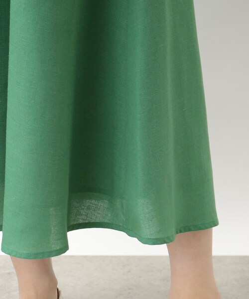 grove(グローブ)の「◆バックボタンフレンチスリーブワンピース(ワンピース・レディース・ブラック系1/ダークグリーン/ネイビー・02/03/04/05/01)」の4枚目の写真