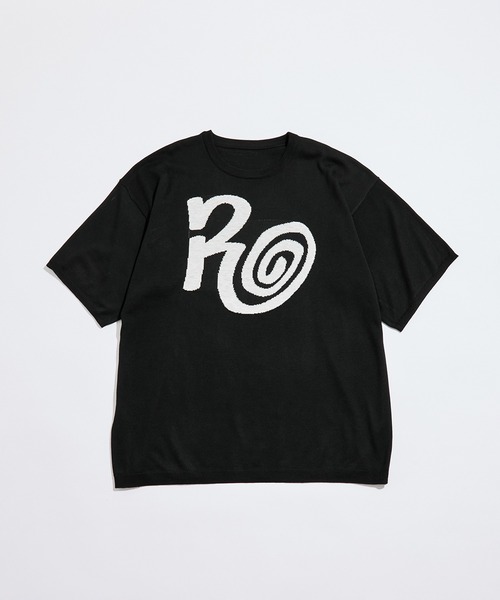 re_k by JUNRED（レクバイジュンレッド）の「re_k by JUNRED / アソートアート半袖ニットプルオーバー（Tシャツ/カットソー・メンズ・ライトグレー/ブラック/パープル/グリーン・S/M/L）」の21枚目の写真