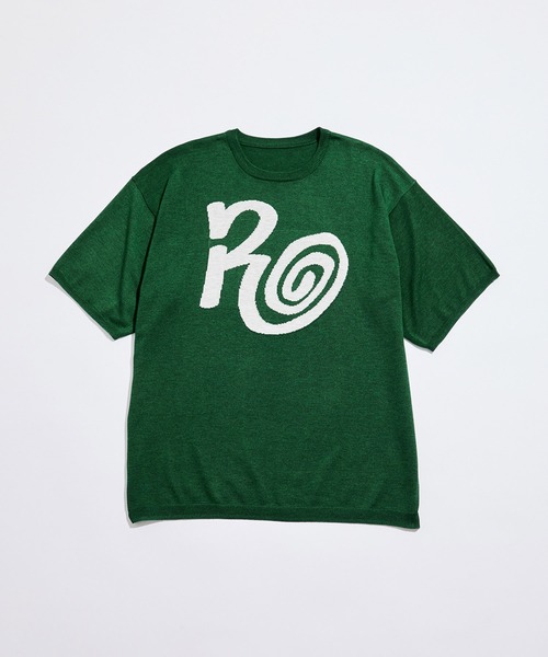 re_k by JUNRED（レクバイジュンレッド）の「re_k by JUNRED / アソートアート半袖ニットプルオーバー（Tシャツ/カットソー・メンズ・ライトグレー/ブラック/パープル/グリーン・S/M/L）」の22枚目の写真