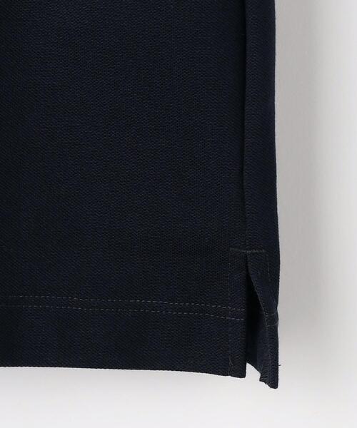 green label relaxing（グリーンレーベルリラクシング）の「DUADRY CLEAN バーズアイ カッタウェイ ポロシャツ -吸水速乾・抗菌-（ポロシャツ・メンズ・ライトブルー/ダークグリーン/ダークブラウン/ネイビー・L/XL/S/M）」の17枚目の写真