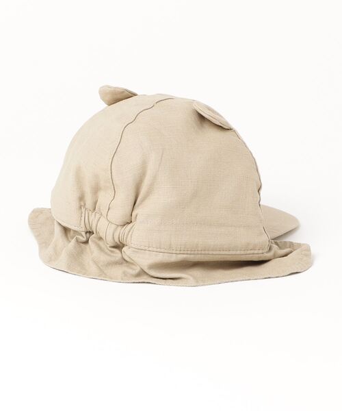 GAP（ギャップ）の「コットンリネン ブラナンベア ハット (ベビー)（キャップ・キッズ・ベージュ・6-12M/18-24M/12-18M/0-6M）」の2枚目の写真