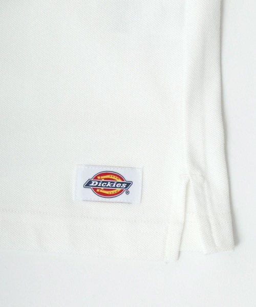 Dickies(ディッキーズ)の「Dickies/ディッキーズ オーバーサイズ カノコ ミニワッペン刺繍 ポロシャツ(ポロシャツ・メンズ・ブラック/ホワイト/グリーン/ネイビー・M/L/XL)」の14枚目の写真