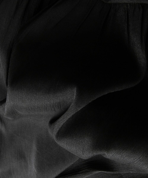 &. NOSTALGIA(アンドドットノスタルジア)の「【ZOZO限定】オーガンジーキャミワンピース(ワンピース・レディース・グレー/ブラック・FREE)」の3枚目の写真