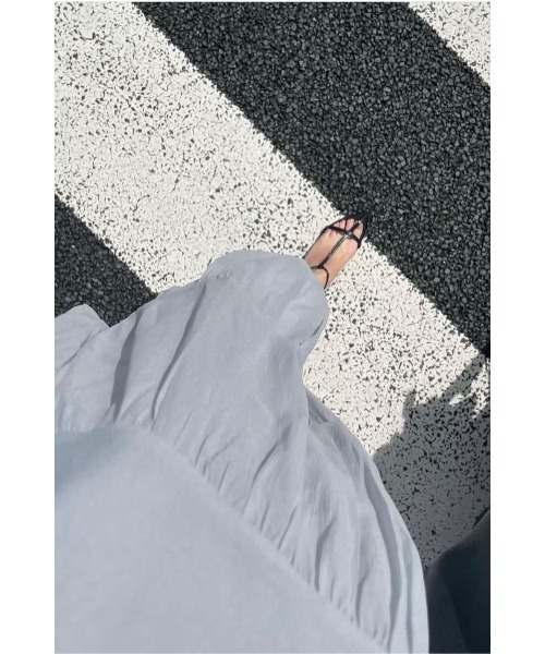 &. NOSTALGIA(アンドドットノスタルジア)の「【ZOZO限定】オーガンジーキャミワンピース(ワンピース・レディース・グレー/ブラック・FREE)」の18枚目の写真