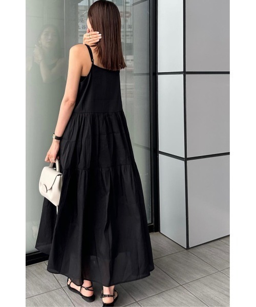 &. NOSTALGIA(アンドドットノスタルジア)の「【ZOZO限定】オーガンジーキャミワンピース(ワンピース・レディース・グレー/ブラック・FREE)」の16枚目の写真