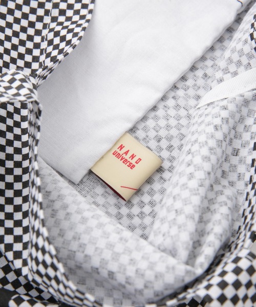 NANO universe（ナノユニバース）の「nano.ロゴトートバッグ（トートバッグ・メンズ・ホワイト/ピンク・FREE）」の7枚目の写真