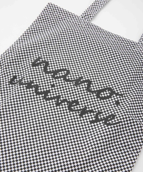 NANO universe（ナノユニバース）の「nano.ロゴトートバッグ（トートバッグ・メンズ・ホワイト/ピンク・FREE）」の4枚目の写真