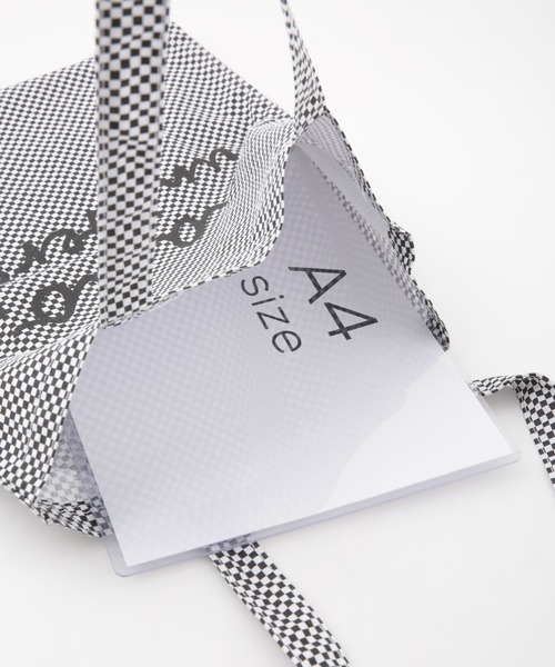 NANO universe（ナノユニバース）の「nano.ロゴトートバッグ（トートバッグ・メンズ・ホワイト/ピンク・FREE）」の6枚目の写真