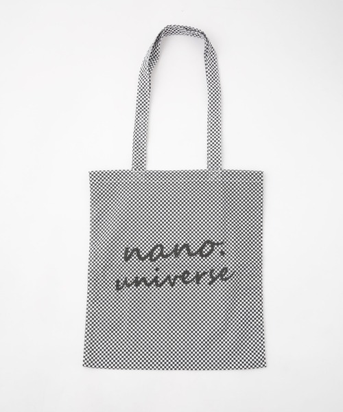 NANO universe（ナノユニバース）の「nano.ロゴトートバッグ（トートバッグ・メンズ・ホワイト/ピンク・FREE）」の10枚目の写真