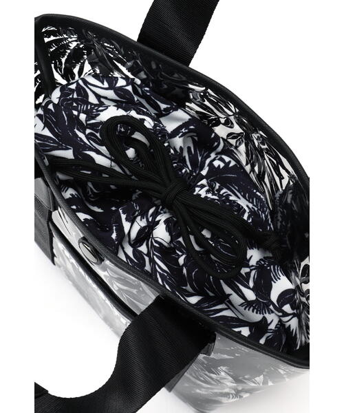 PEARLY GATES】クリアカートバッグ ＜ボタニカル柄＞ (UNISEX)