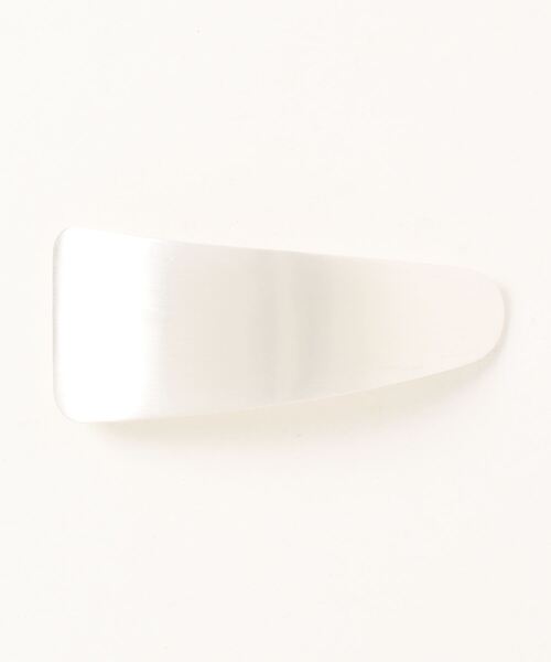 mysty woman（ミスティウーマン）の「マットメタルバレッタＬ 908242（バレッタ/ヘアクリップ・レディース・シルバー/ゴールド・FREE）」の10枚目の写真