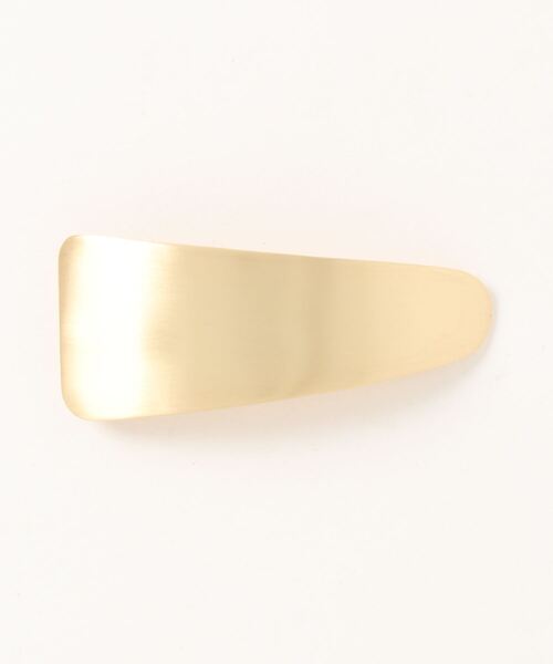 mysty woman（ミスティウーマン）の「マットメタルバレッタＬ 908242（バレッタ/ヘアクリップ・レディース・シルバー/ゴールド・FREE）」の11枚目の写真