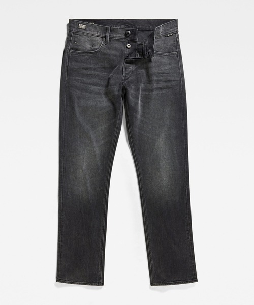 G-STAR(ジースター)の「MOSA STRAIGHT JEANS/ベーシックデザインストレートジーンズ(デニムパンツ・メンズ・ブラック・28/30/29/30/30/30/31/30/32/30/33/30/34/30/27/30/29/32/30/32/32/32/31/32/28/32/34/32/33/32)」の5枚目の写真
