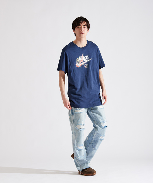 NIKE(ナイキ)の「【NIKE / ナイキ】PSG M NK SSL FUTURA TEE(Tシャツ/カットソー・メンズ・ネイビー・SMALL/MEDIUM/LARGE/X-LARGE/XX-LARGE)」の4枚目の写真