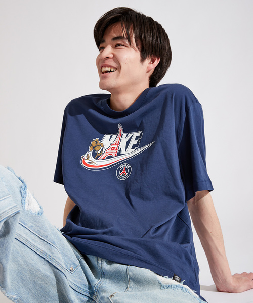 NIKE(ナイキ)の「【NIKE / ナイキ】PSG M NK SSL FUTURA TEE(Tシャツ/カットソー・メンズ・ネイビー・SMALL/MEDIUM/LARGE/X-LARGE/XX-LARGE)」の8枚目の写真