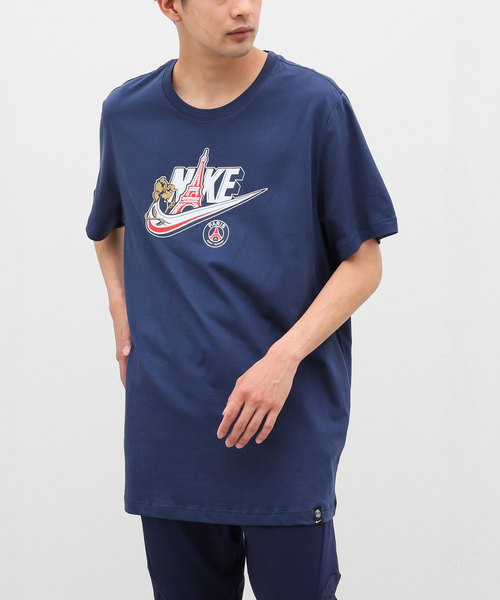 NIKE(ナイキ)の「【NIKE / ナイキ】PSG M NK SSL FUTURA TEE(Tシャツ/カットソー・メンズ・ネイビー・SMALL/MEDIUM/LARGE/X-LARGE/XX-LARGE)」の12枚目の写真