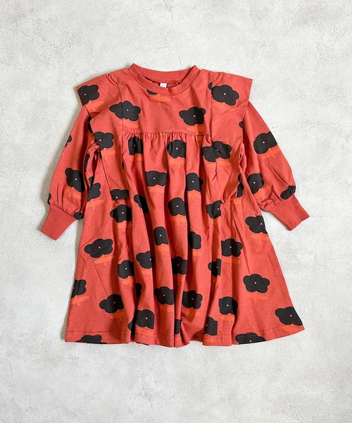 HOGAN RANCH WEAR（ホーガンランチウエア）の「ソウガラスクエアショルダーワンピース（90～130cm）（ワンピース・キッズ・グリーン/ブラウン/ブラック・100/120/110/90/130）」の3枚目の写真