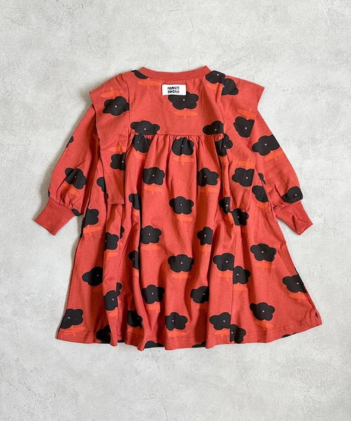 HOGAN RANCH WEAR（ホーガンランチウエア）の「ソウガラスクエアショルダーワンピース（90～130cm）（ワンピース・キッズ・グリーン/ブラウン/ブラック・100/120/110/90/130）」の5枚目の写真