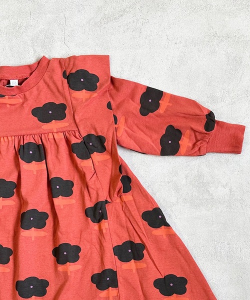 HOGAN RANCH WEAR（ホーガンランチウエア）の「ソウガラスクエアショルダーワンピース（90～130cm）（ワンピース・キッズ・グリーン/ブラウン/ブラック・100/120/110/90/130）」の6枚目の写真