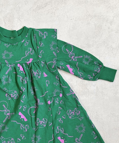 HOGAN RANCH WEAR（ホーガンランチウエア）の「ソウガラスクエアショルダーワンピース（90～130cm）（ワンピース・キッズ・グリーン/ブラウン/ブラック・100/120/110/90/130）」の11枚目の写真